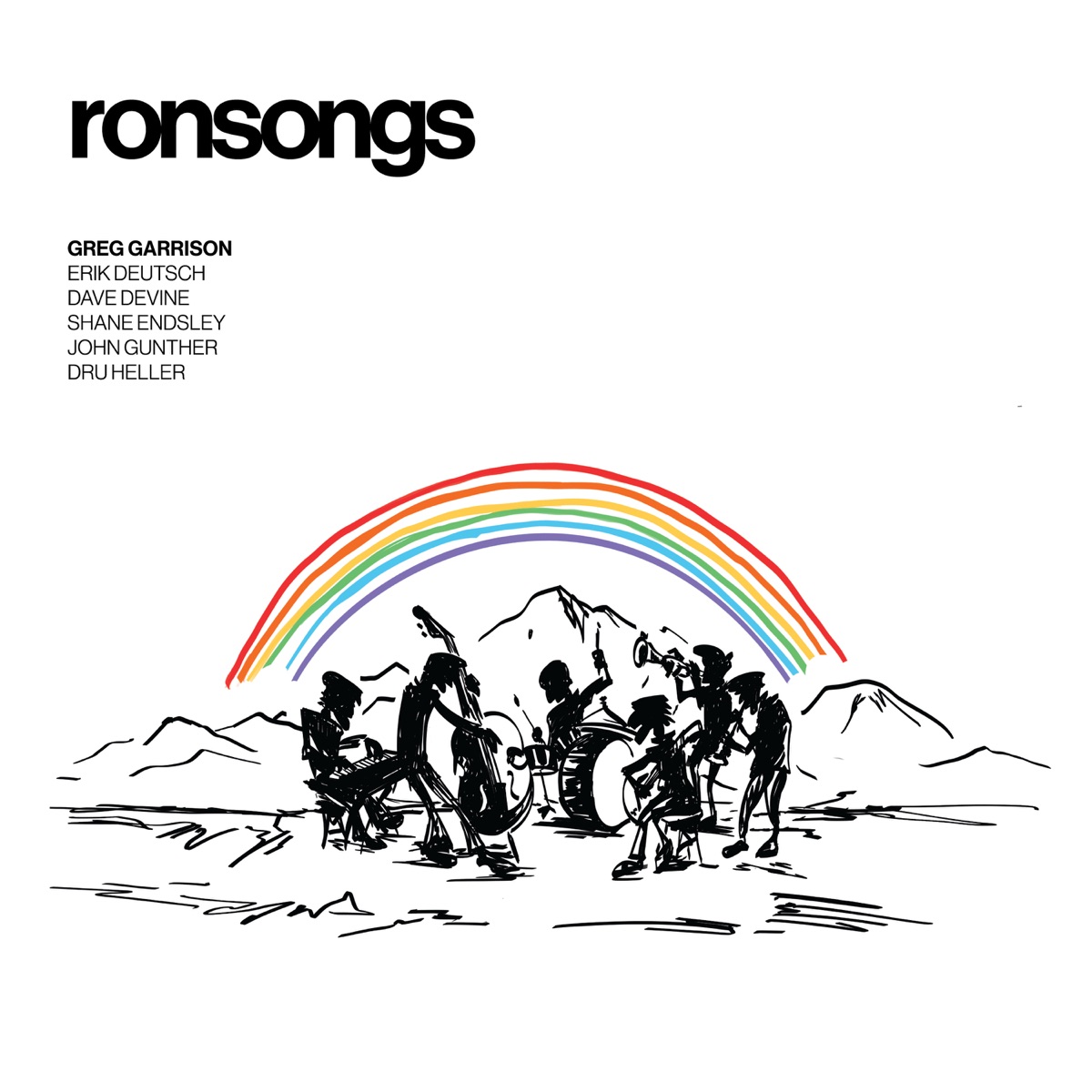 ronsongs (feat. Erik Deutsch, Dave Devine, Shane Endsley, John Gunther & Dru Heller) by Greg Garrison album cover