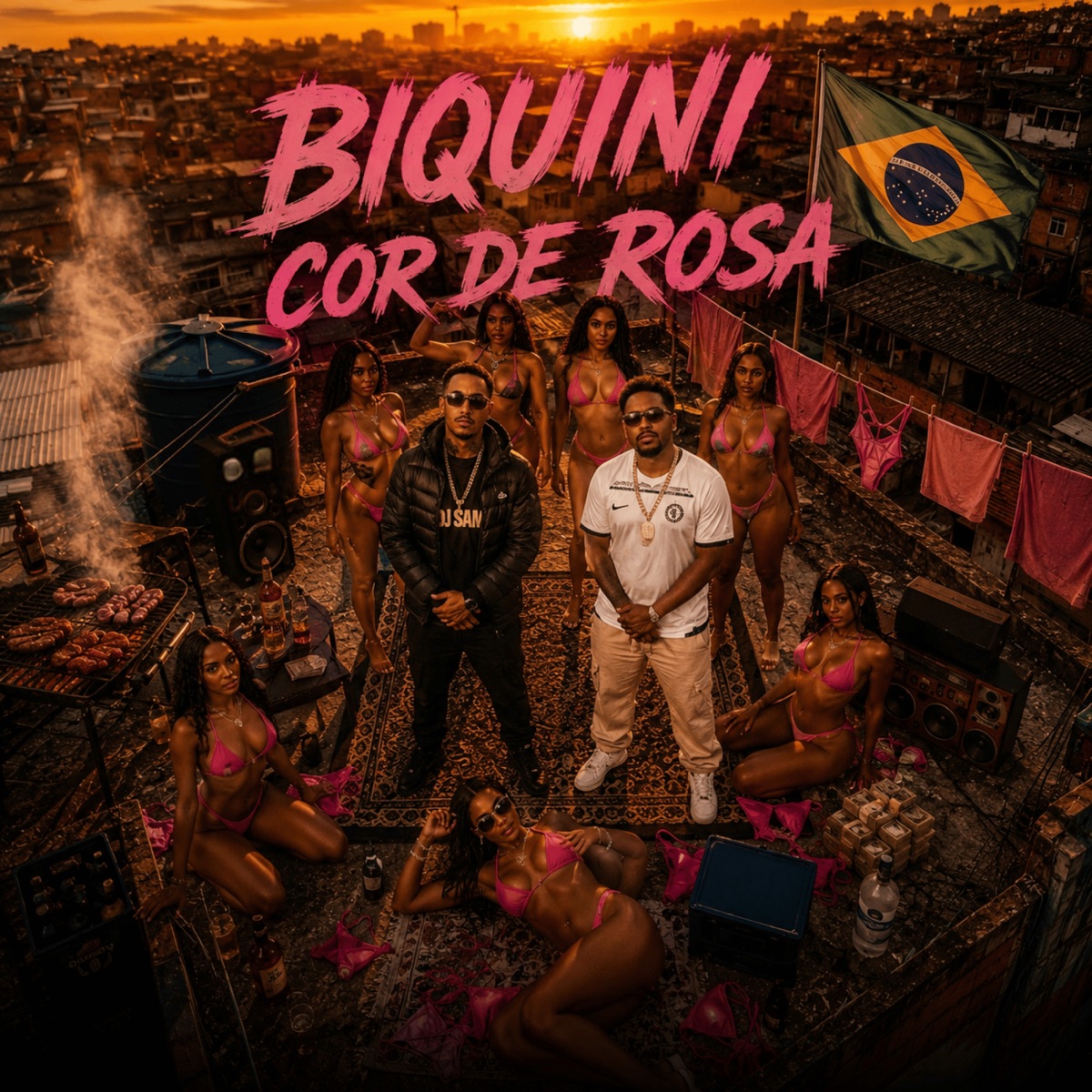 BIQUINI COR DE ROSA - Single by dj sam mpc & Twoniel album cover