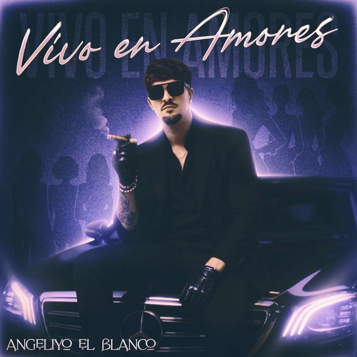 Vivo en Amores - Single by Angeliyo El Blanco album cover