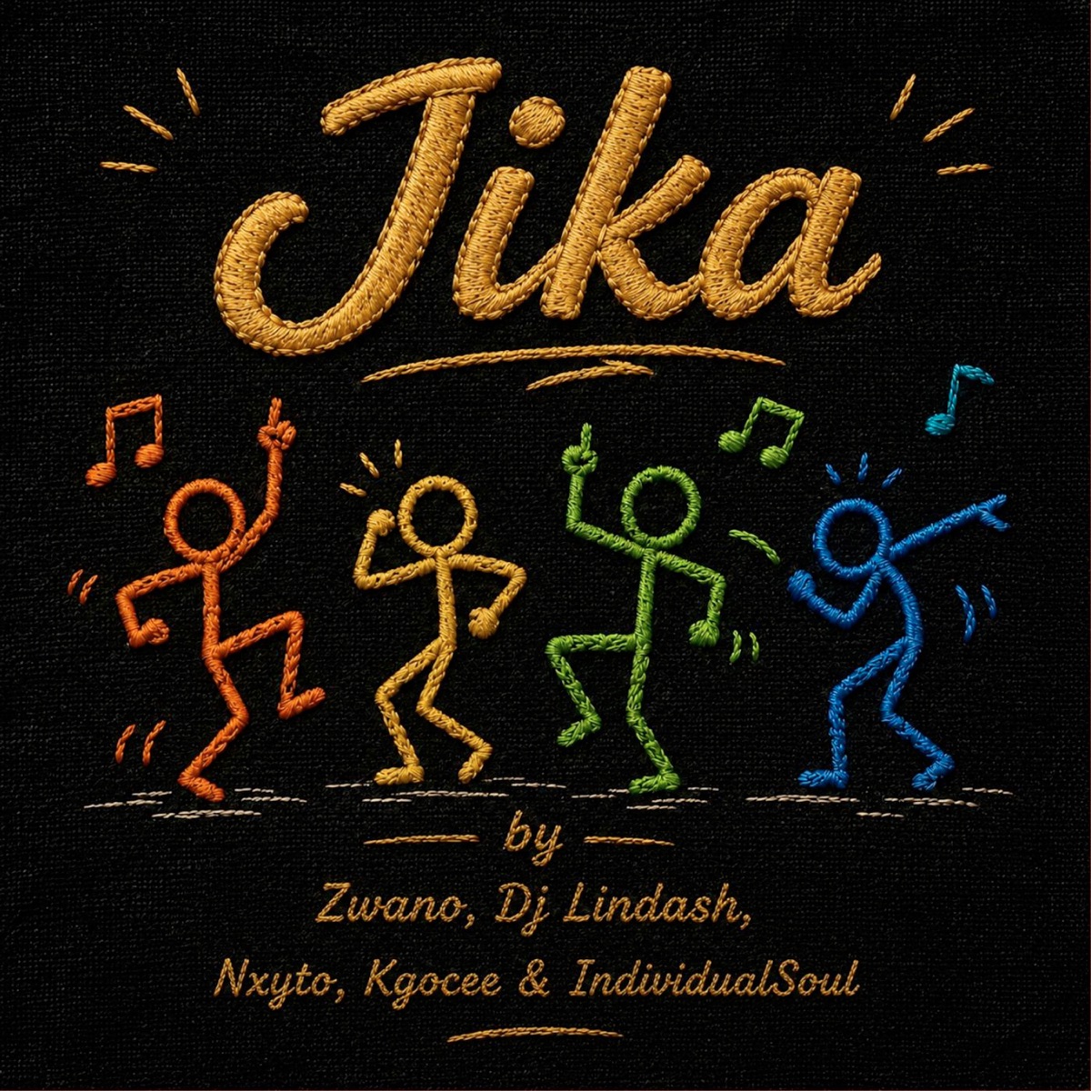 JIKA (feat. IndividualSoul) - Single by Zwano, Dj Lindash, Kgocee & Nxyto album cover