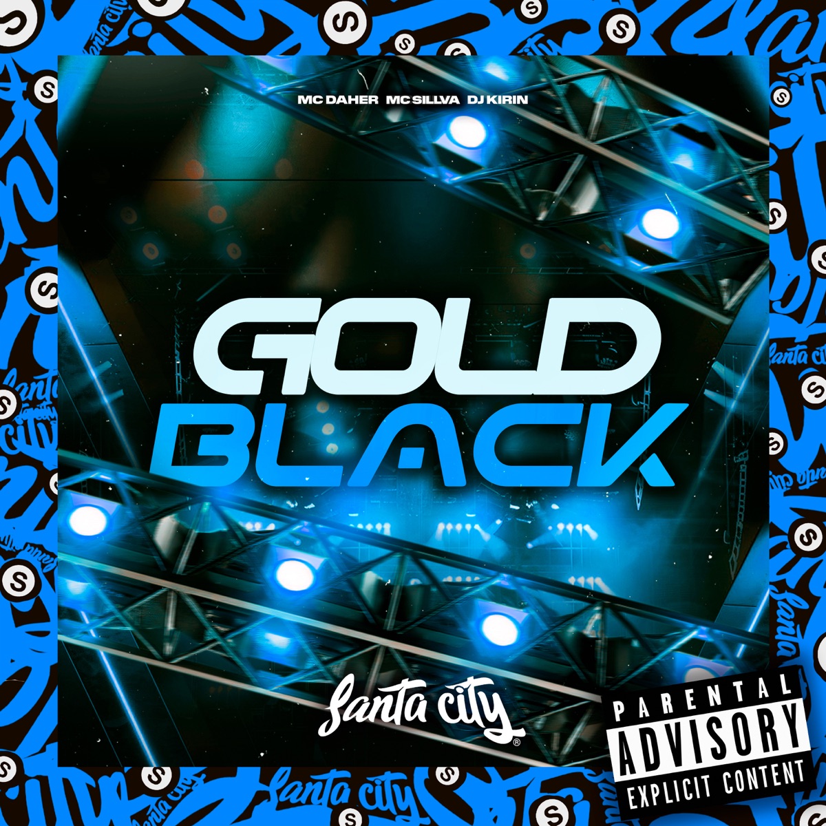Gold Black - Single by DJ KIRIN, MC DAHER & MC SILLVA album cover