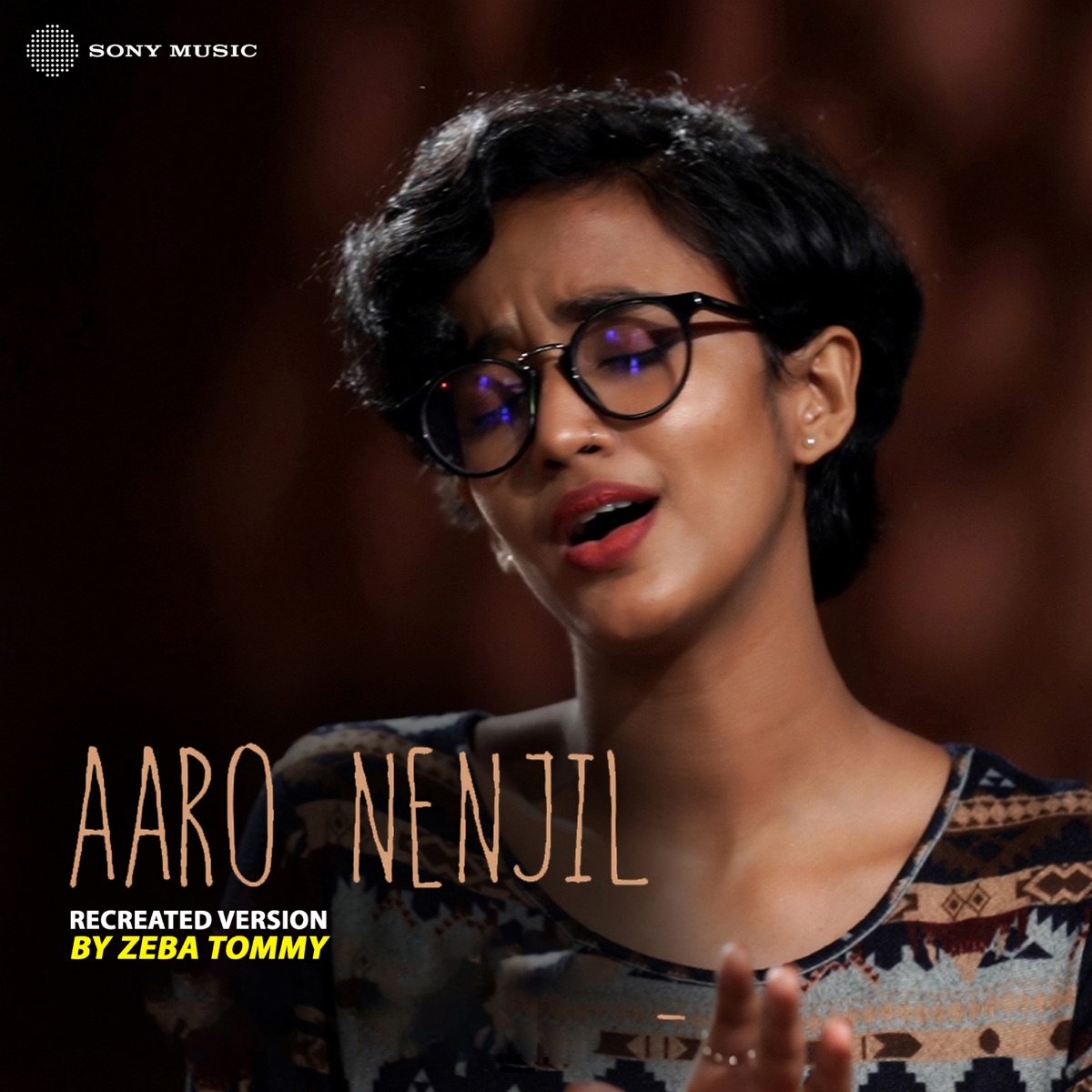 Aaro Nenjil (Recreated Version) - Single by Zeba Tommy album cover