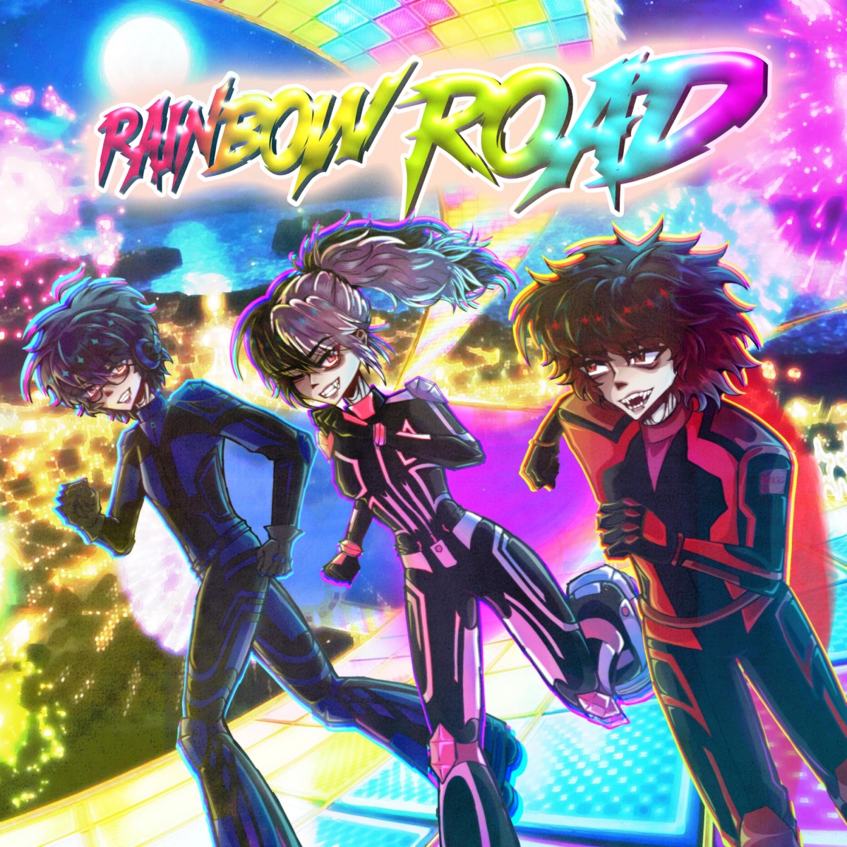 Rainbow Road - EP by Ashgr3y, ROX3S & DaniDV album cover