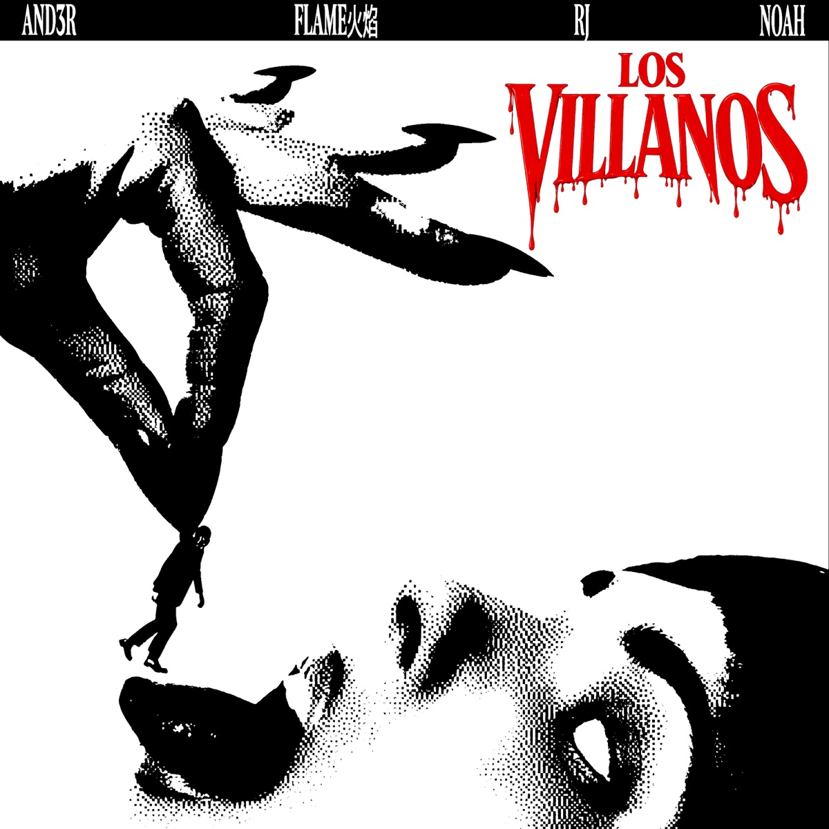 LOS VILLANOS - Single by AND3R, Flame 火炎 & Rj Music album cover