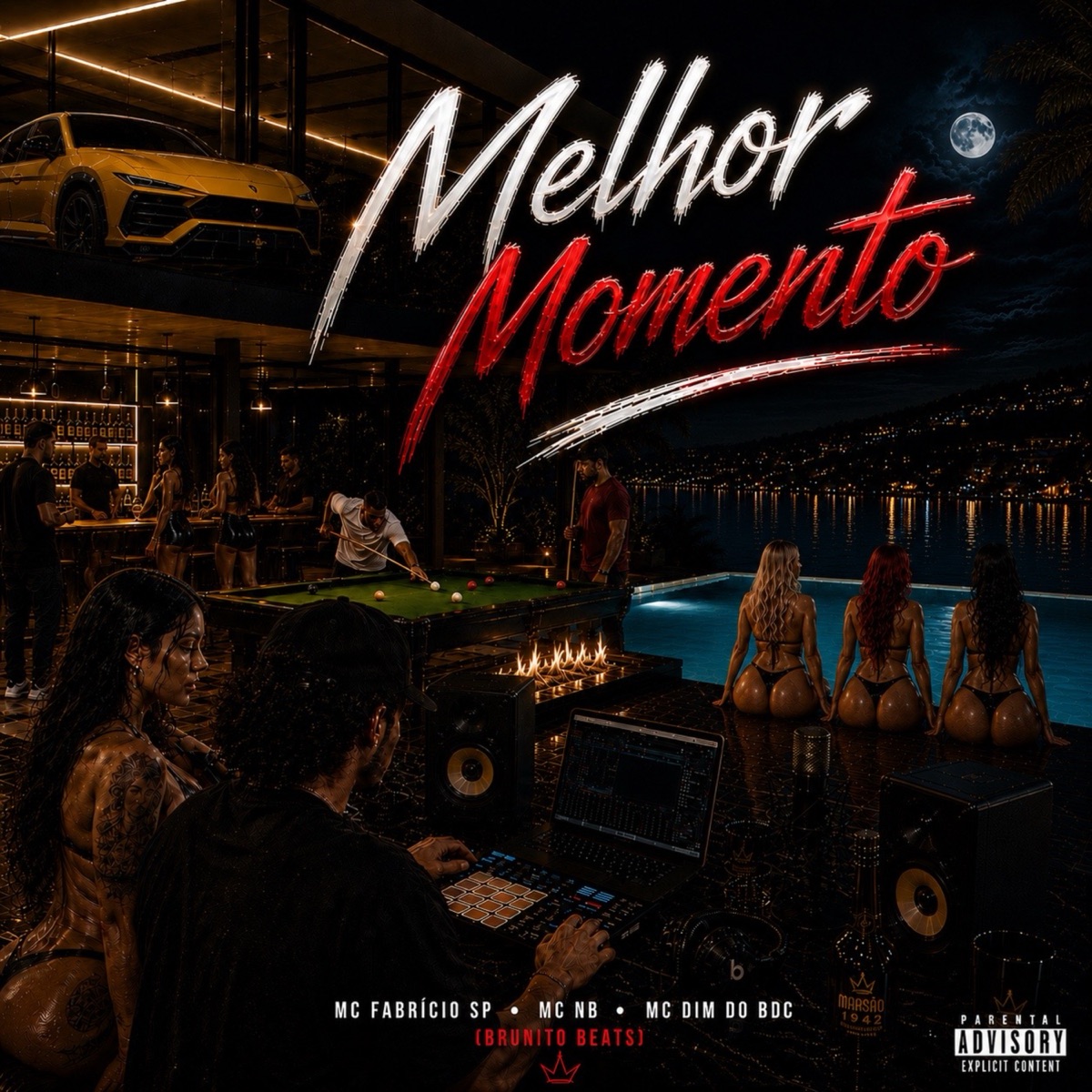 Melhor Momento - Single by MC Fabrício SP, MC NB, MC Dim do BDC & Brunito Beats album cover
