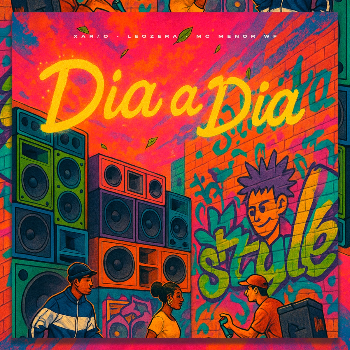 Dia a Dia (feat. LeoZera) - Single by Xarão & MC MENOR WF album cover