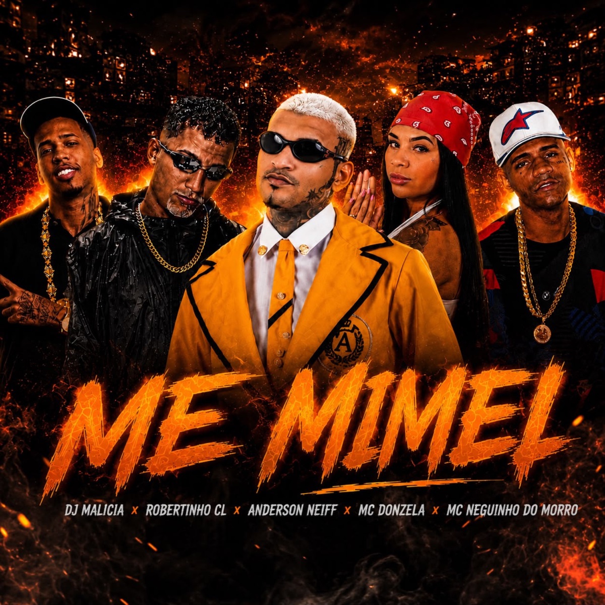 Me Mimei (feat. Mc Neguinho do Morro) - Single by Anderson Neiff, Robertinho CL & MC Donzela album cover