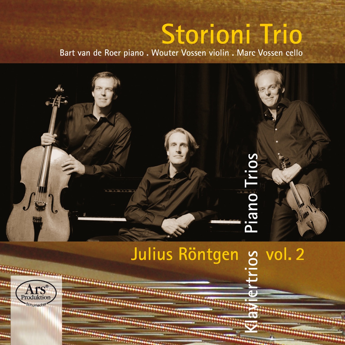 Rontgen: Piano Trios, Vol. 2 by Storioni Trio album cover
