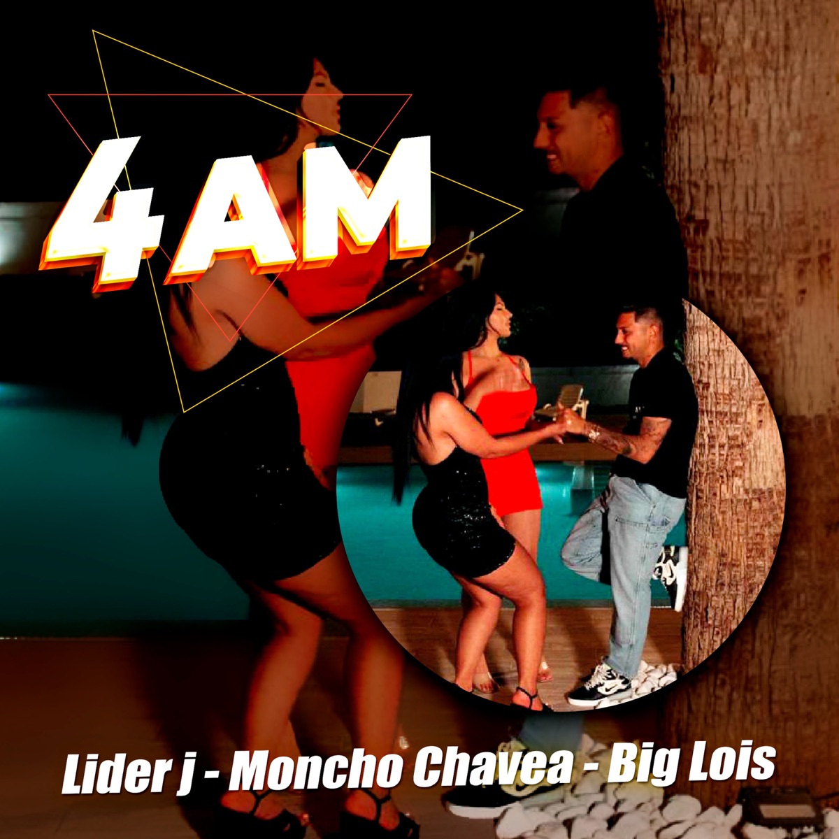 4 AM - Single by Liderj, Moncho Chavea & Big Lois album cover
