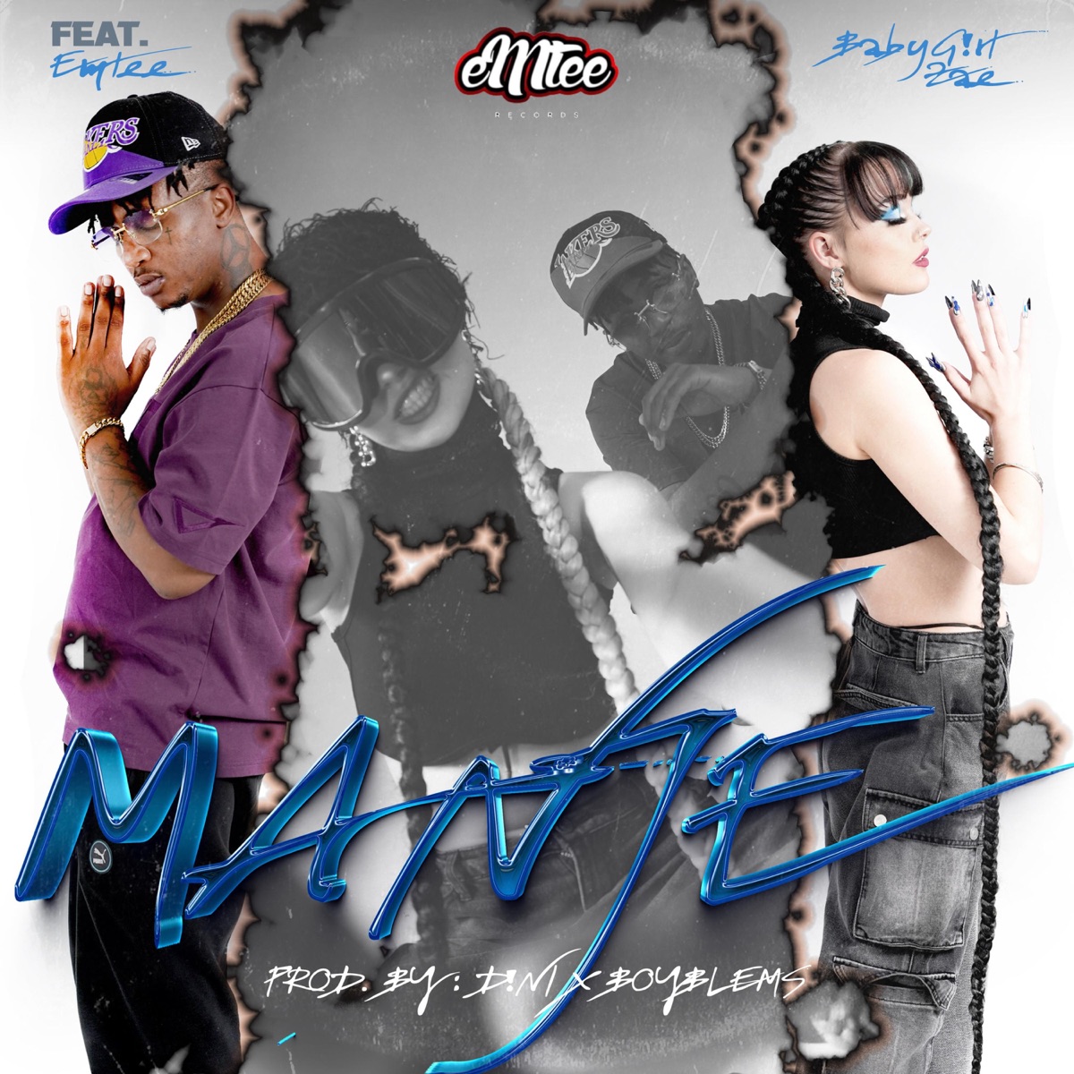 MANJE (feat. EMTEE) - Single by BABYG!RL ZAE album cover