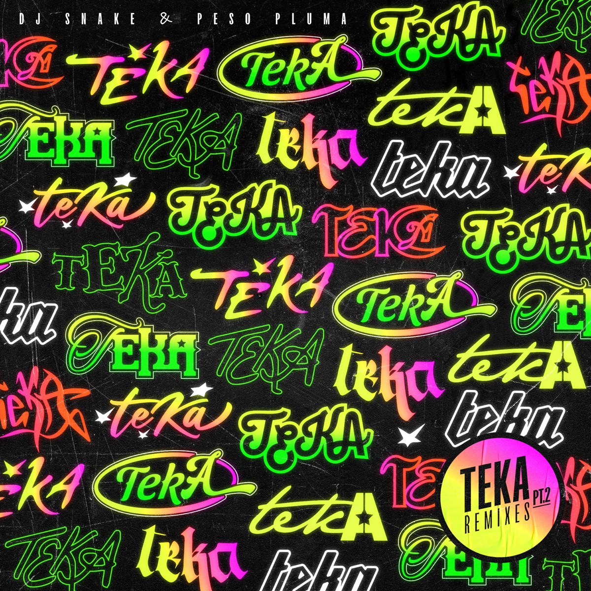 Teka (feat. Peso Pluma) [Remixes Pt. 2] - EP by DJ Snake album cover artwork