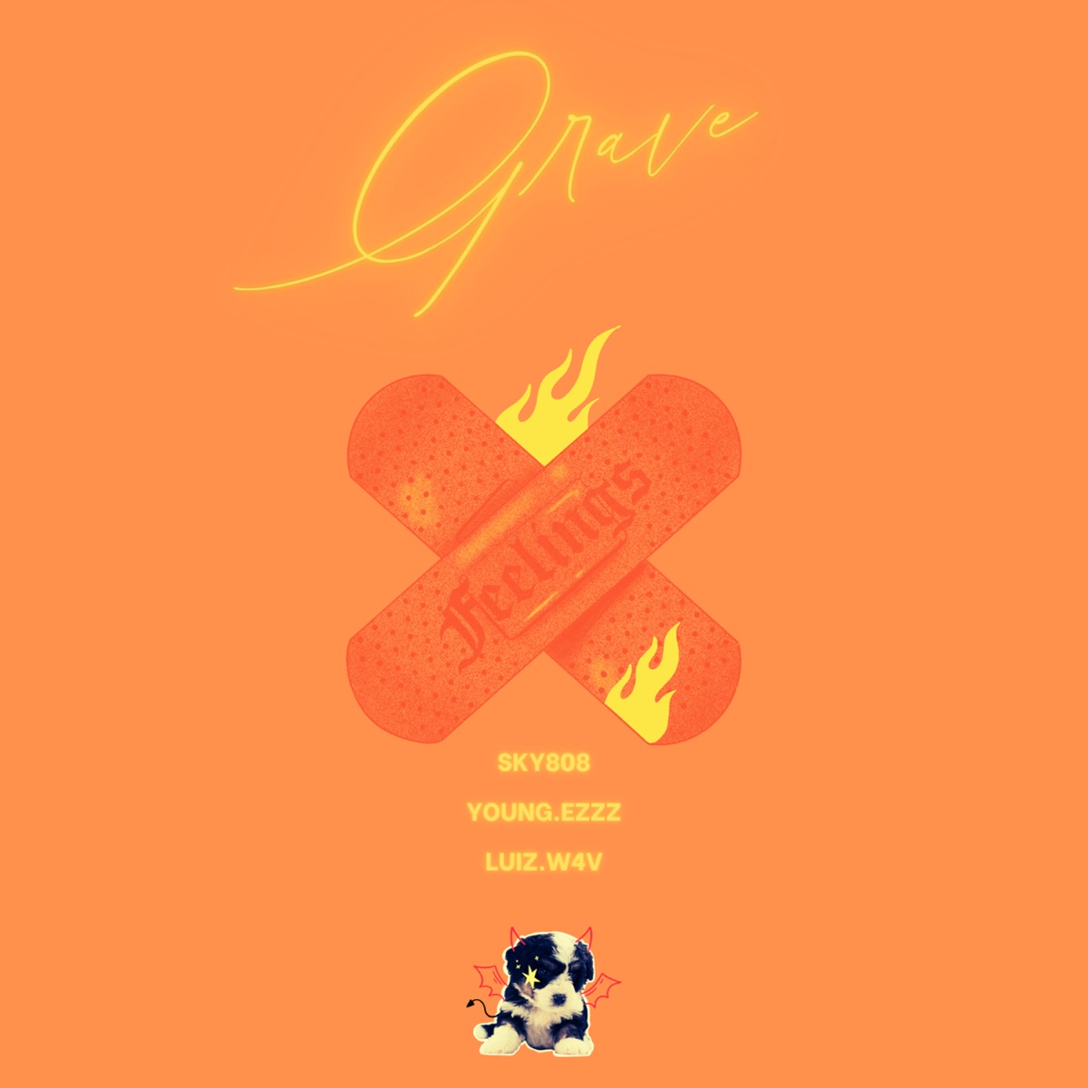 Grave - Single by young.ezzz, Luiz.w4v & Sky808 album cover