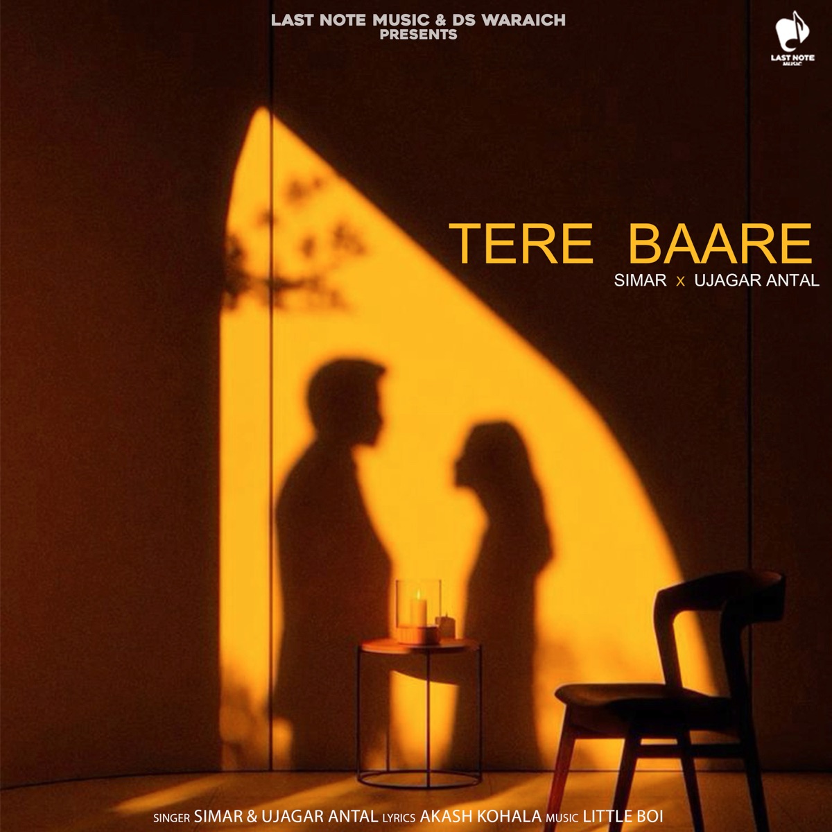 TERE BAARE - Single by Simar, Ujagar Antal & Little Boi album cover