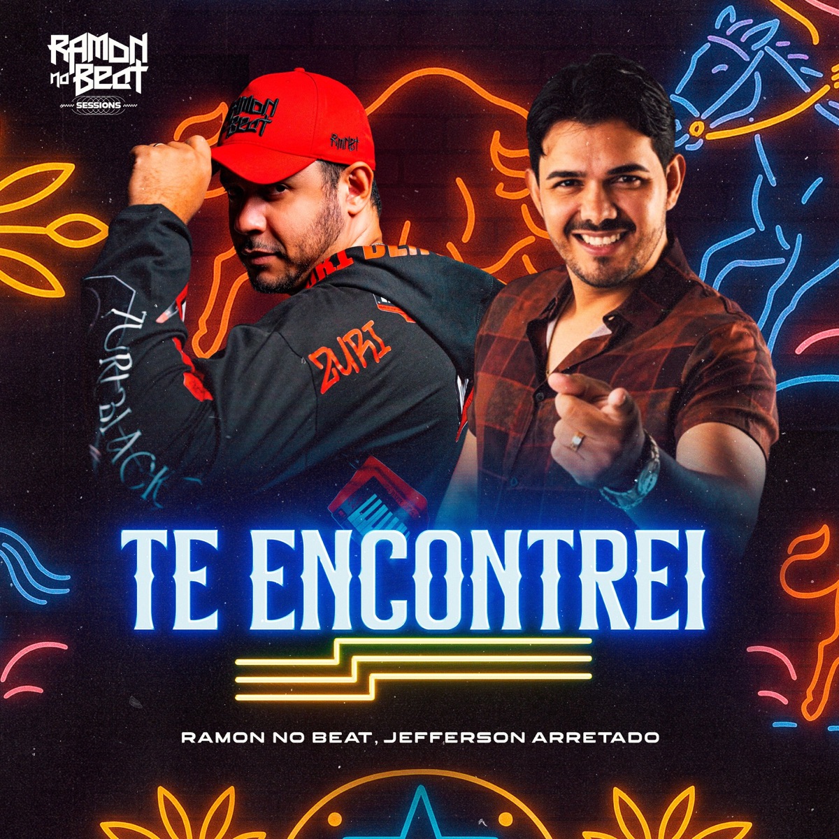 Te Encontrei - Single by Ramon no Beat & Jefferson Arretado album cover