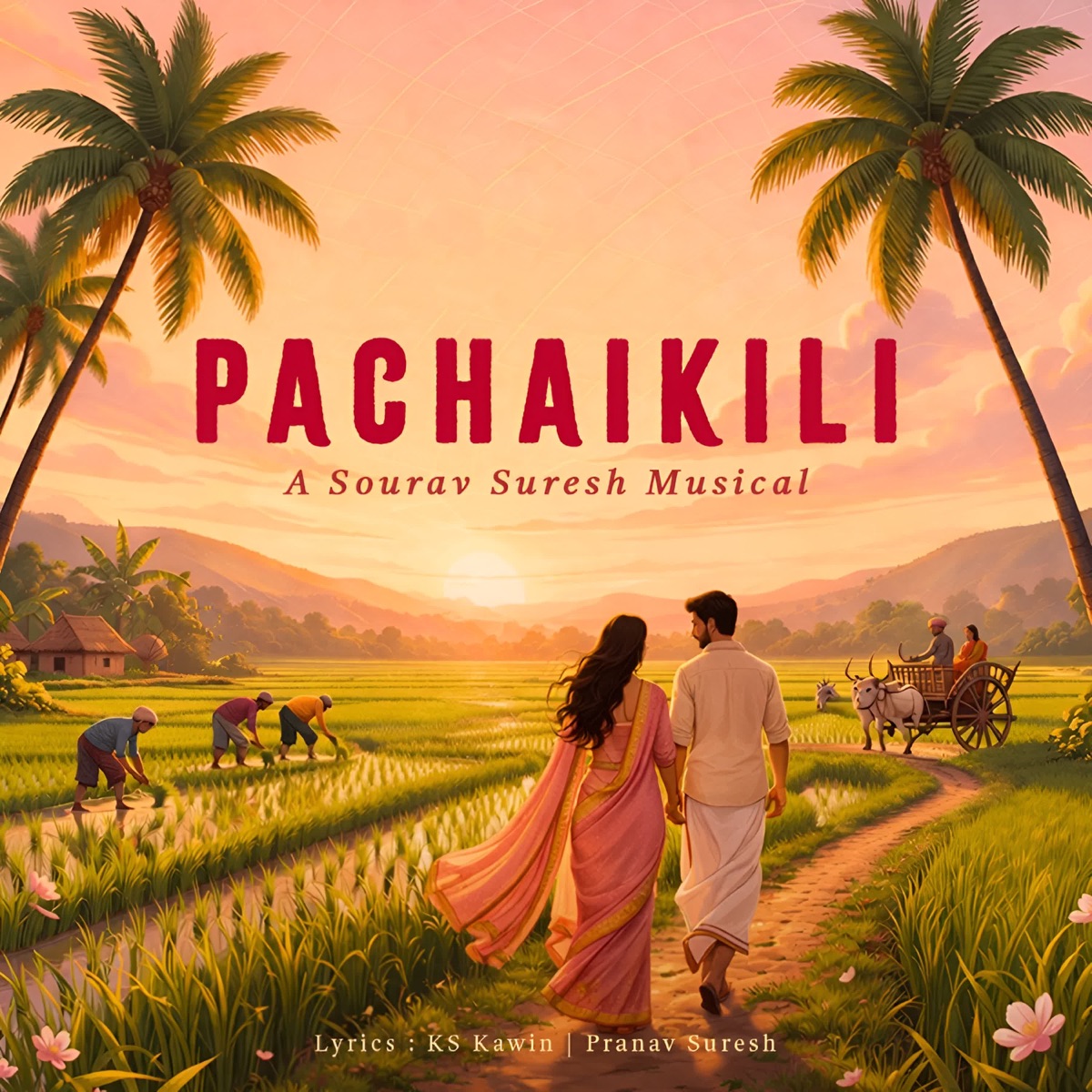 Pachaikili (feat. Amaya Shaj) - Single by Sourav Suresh album cover