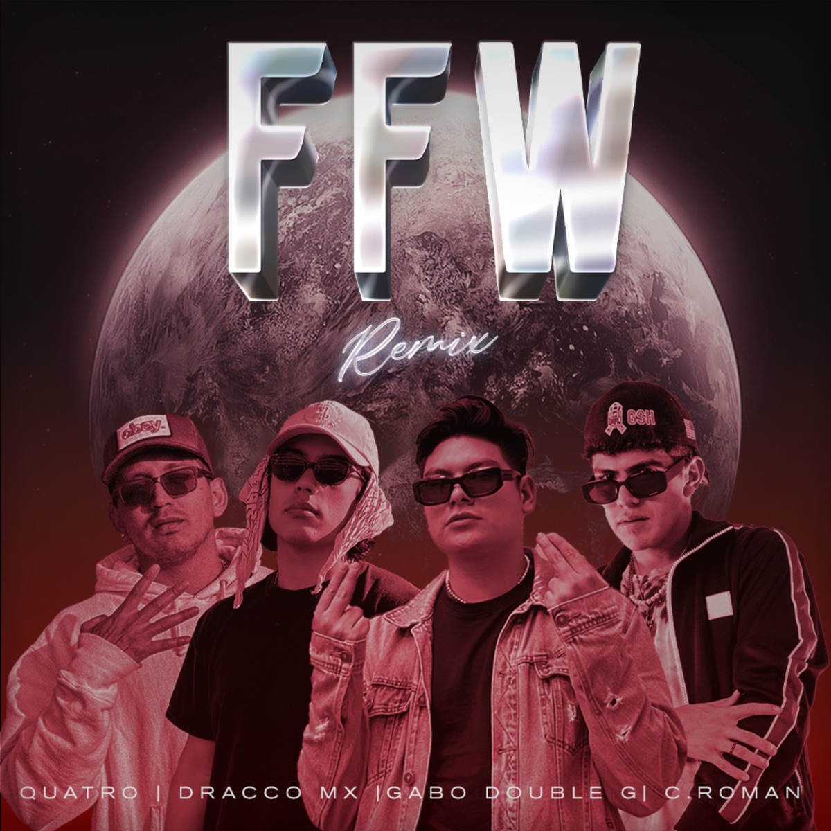Ffw Remix (feat. dracco mx) - Single by Gabo DoubleG, C. Román & Quatro album cover