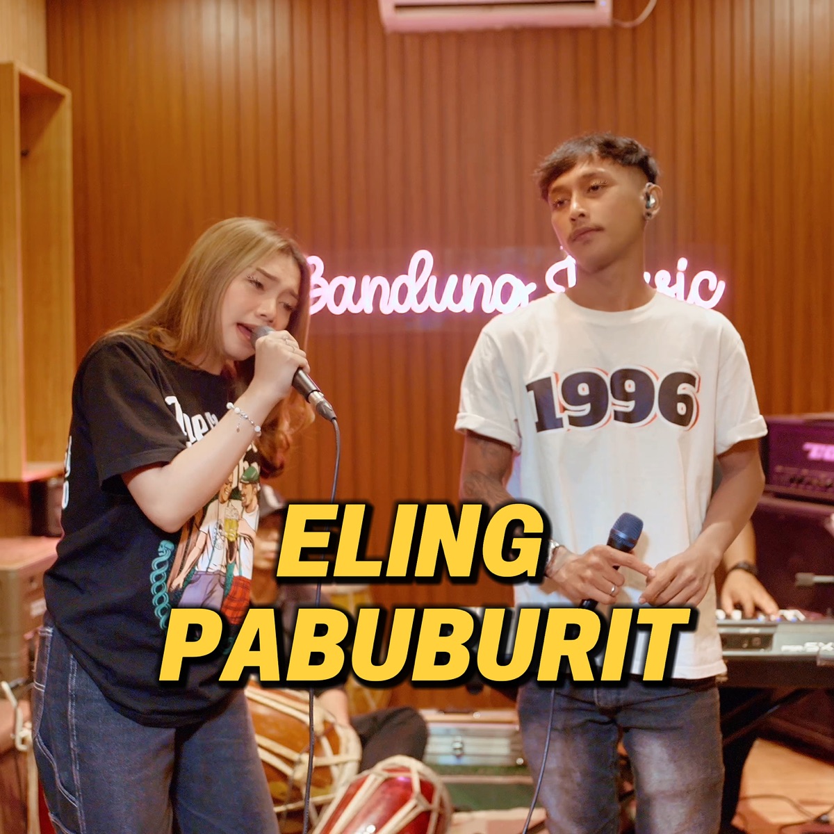 Eling Pabuburit (Pop Sunda) [feat. Gueseng] - Single by Bandung Music & Chelen Putri album cover