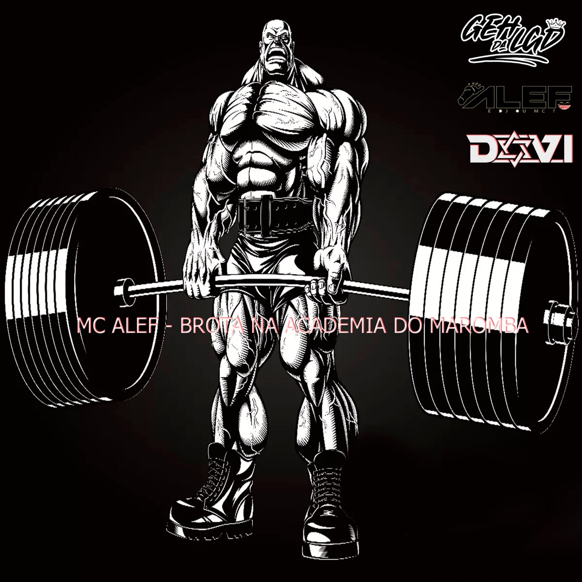 BROTA NA ACADEMIA DO MAROMBA - Single by mc aleff, Dj Geh da LGD & DJDAVIDOB13 album cover