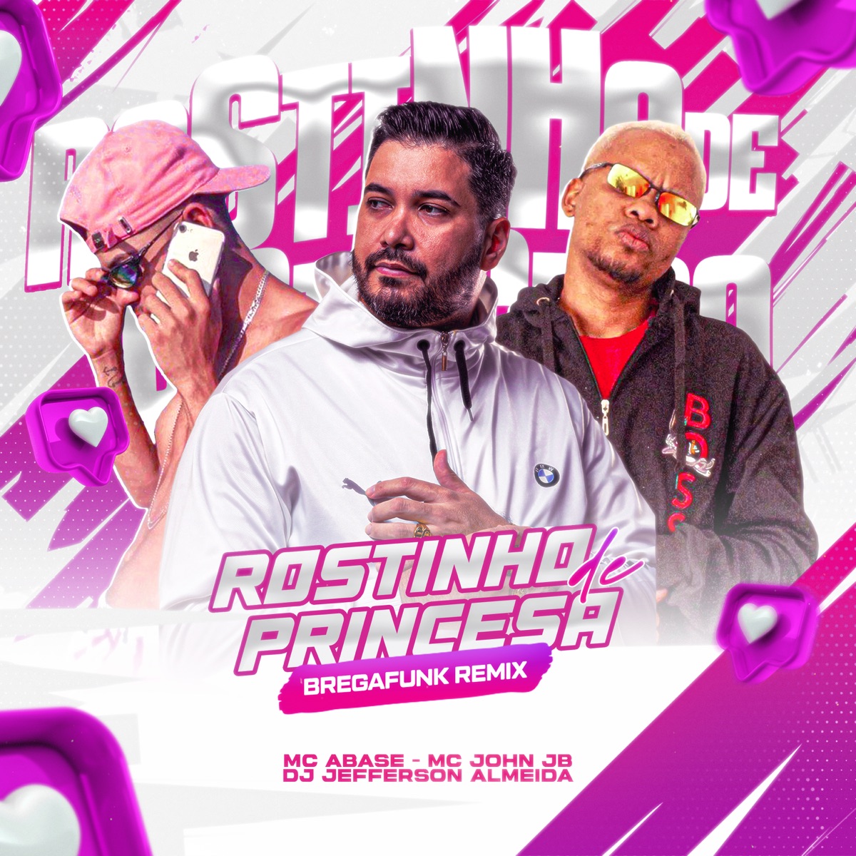 ROSTINHO DE PRINCESA - Single by Dj Jefferson Almeida, MC John JB & MC ABASE album cover