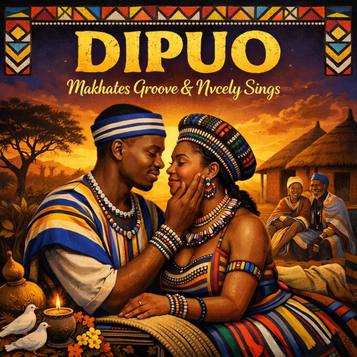 Dipuo - Single by Makhates Groove & Nvcely Sings album cover