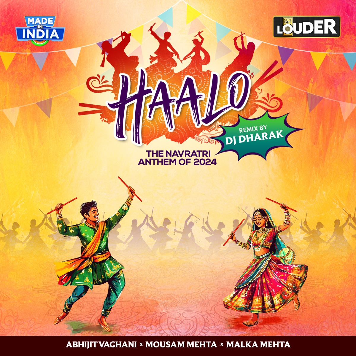 Haalo Remix Version (feat. Mousam Mehta & Malka Mehta) - Single by Abhijit Vaghani album cover