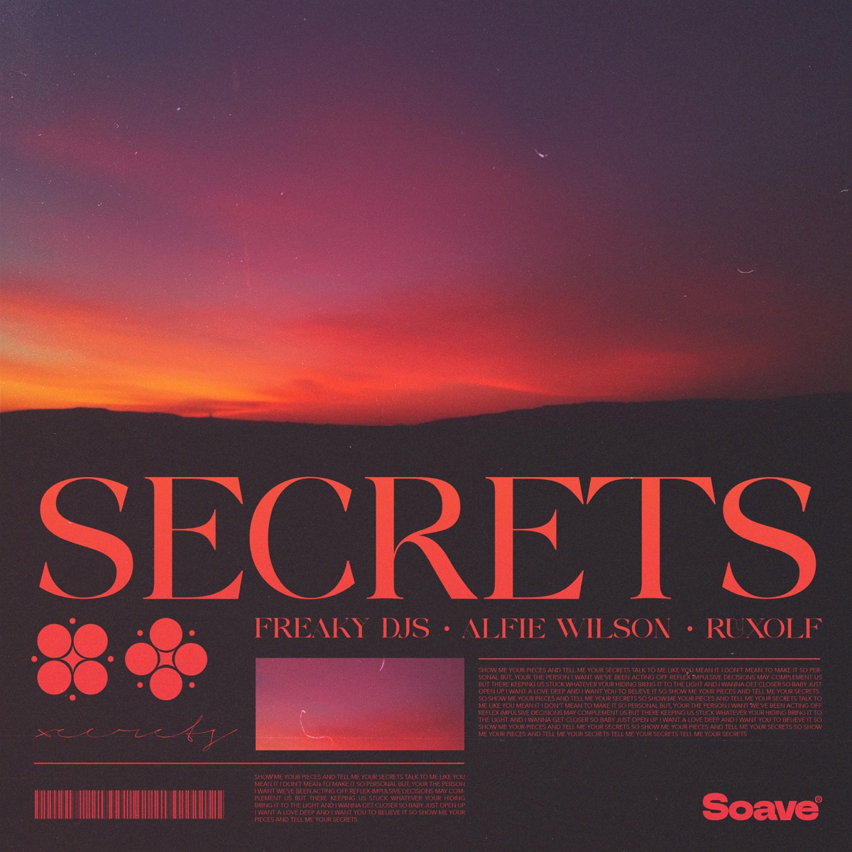 Secrets - Single by Freaky DJ's, Alfie Wilson & RUXOLF album cover