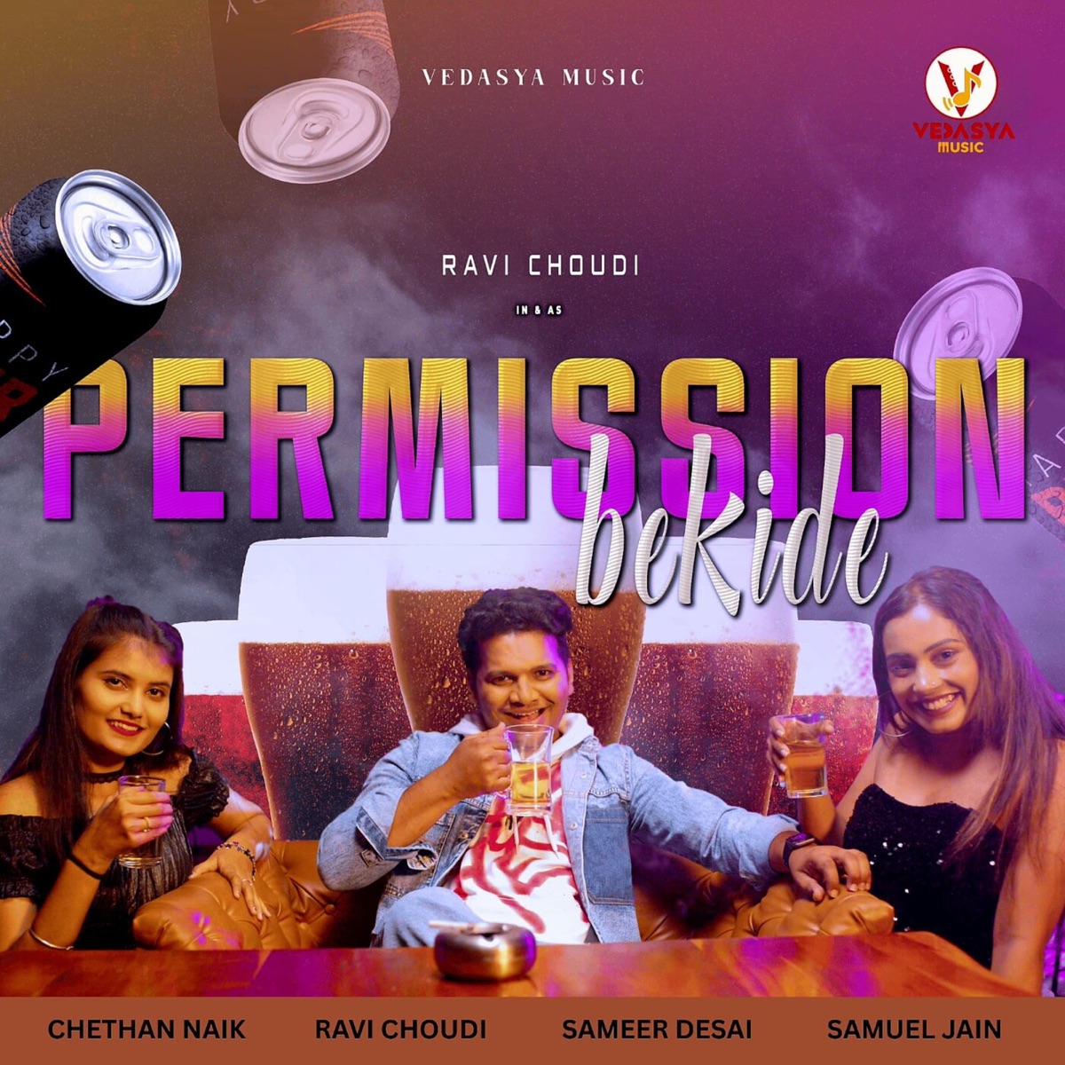 Permission Bekide (From "Shankitha") [Original Motion Picture Soundtrack] - Single by Chethan Naik, Ravi Choudi & Sameer Desai album cover