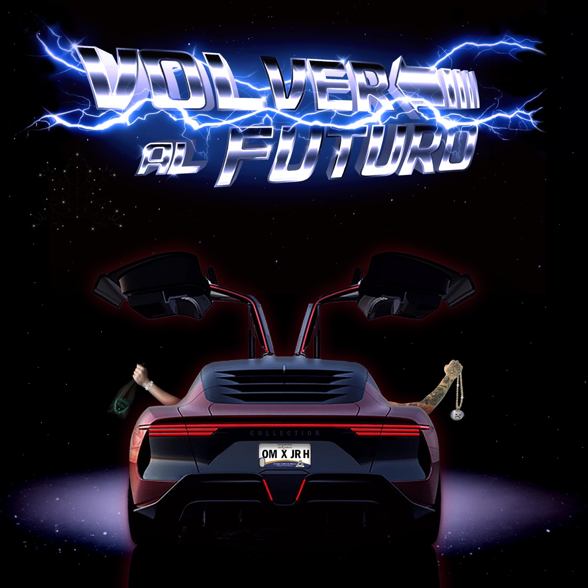 Volver Al Futuro - Single by Oscar Maydon & Junior H album cover artwork