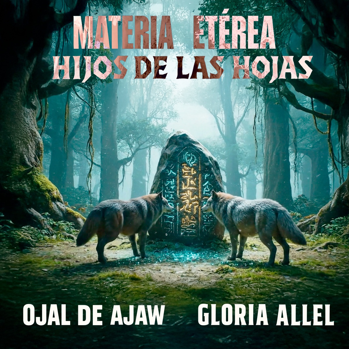 MATERIA ETÉREA - Single by Hijos de las Hojas, Ojal De Ajaw & Gloria Allel album cover