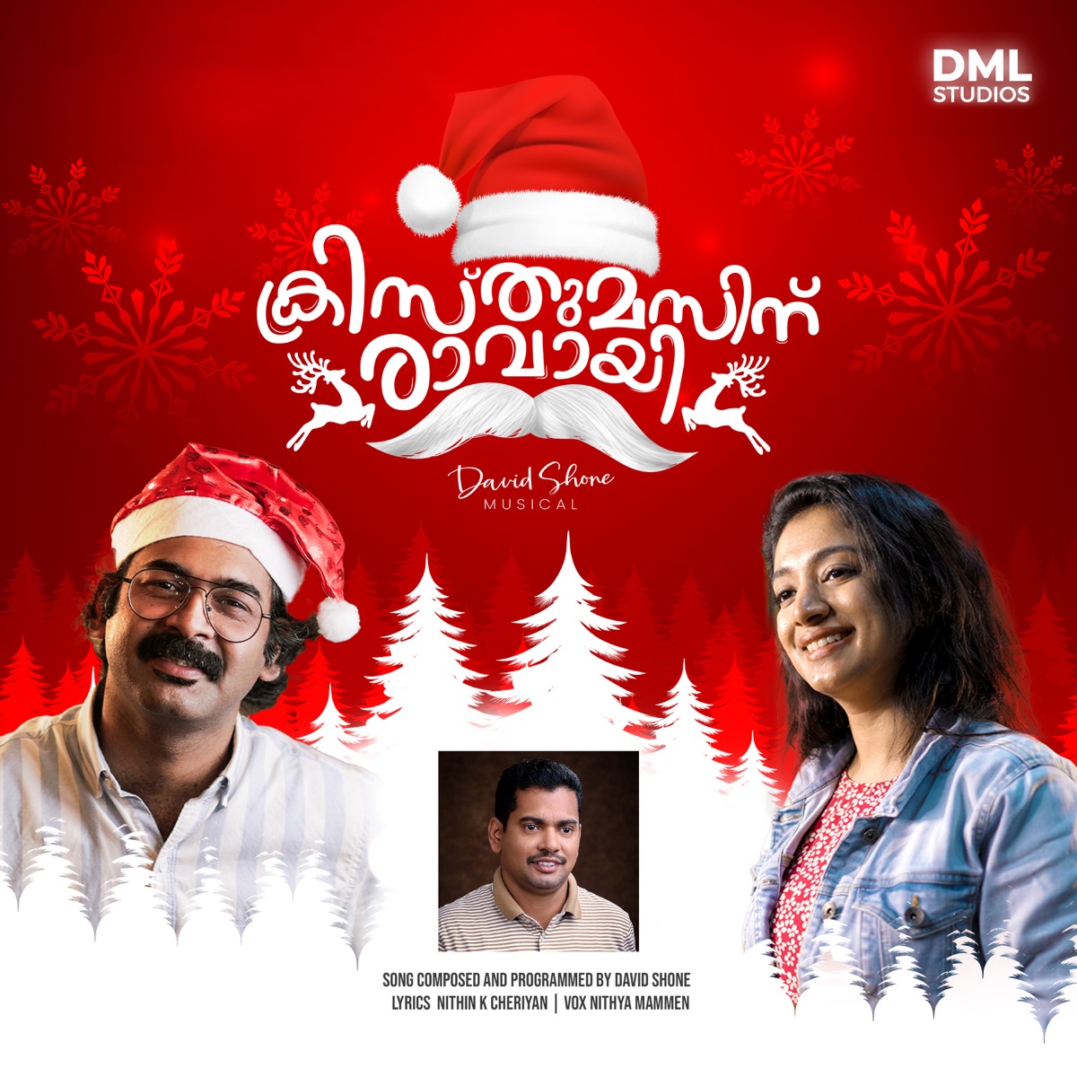 Chrismas Inn Raavayi - Single by Nithin K. Cheriyan, David Shone & Nithya Mammen album cover
