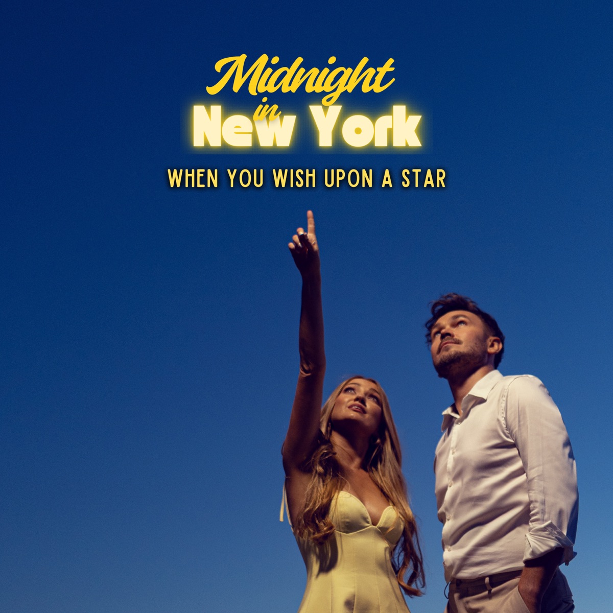 When you wish upon a star (Midnight in New York) - Single by Natalia Świerczyńska & Staszek Plewniak album cover