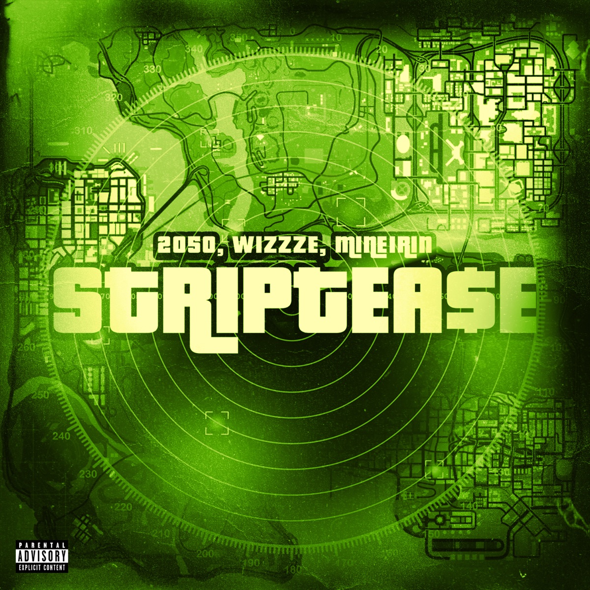 Striptea$e - Single by 2050, Wizzze & Mineirin album cover