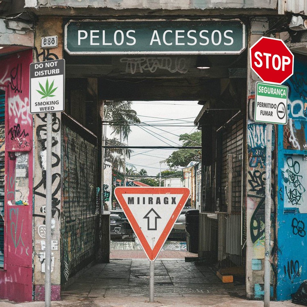 Pelos acessos - Single by Miiragx, CHVZ & Custic album cover