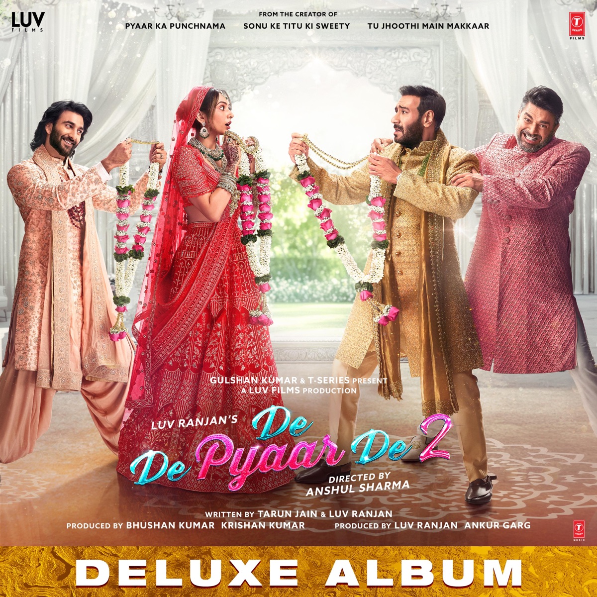 De De Pyaar De 2 - Deluxe Album (Original Motion Picture Soundtrack) by Payal Dev-Aditya Dev, Yo Yo Honey Singh & Avvy Sra album cover