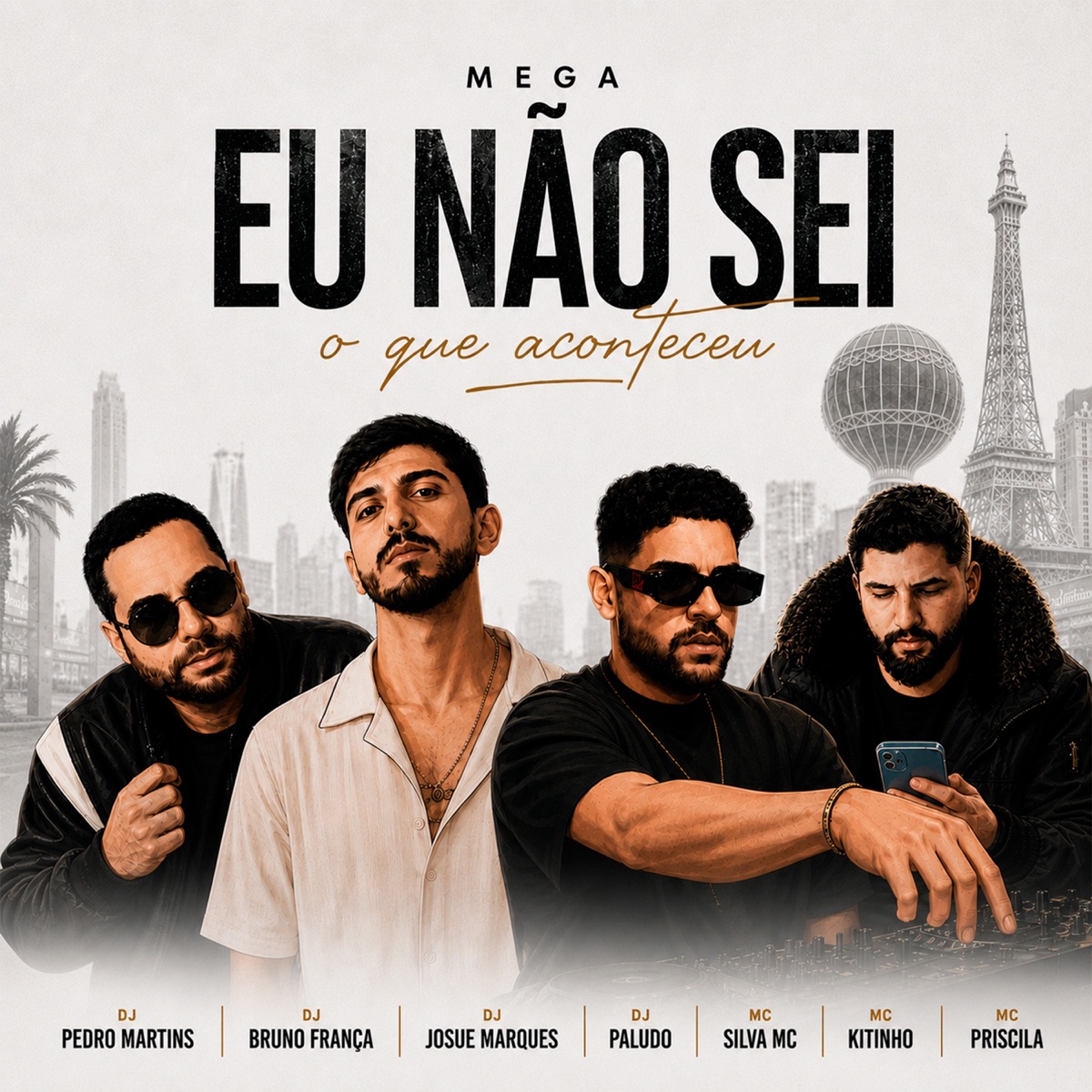 Mega Eu Não Sei o Que Aconteceu - Single by DJ PEDRO MARTINS, DJ BRUNO FRANÇA, DJ JOSUE MARQUES & DJ Paludo album cover