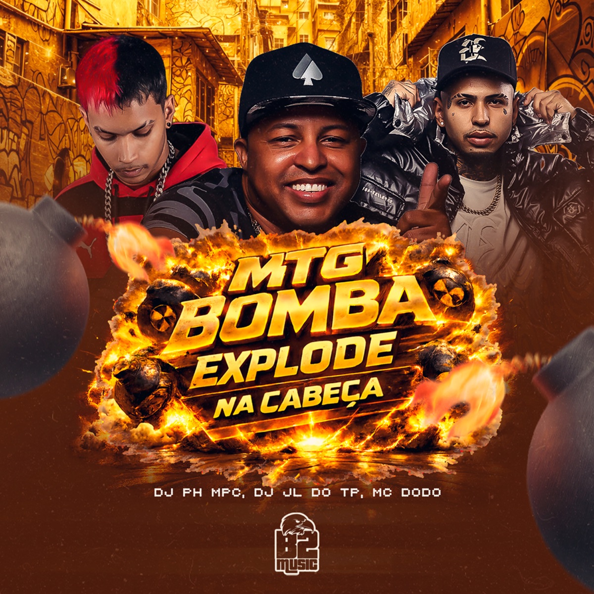 Mtg Bomba Explode na Cabeça - Single by DJ PH MPC & Mc Dodo album cover