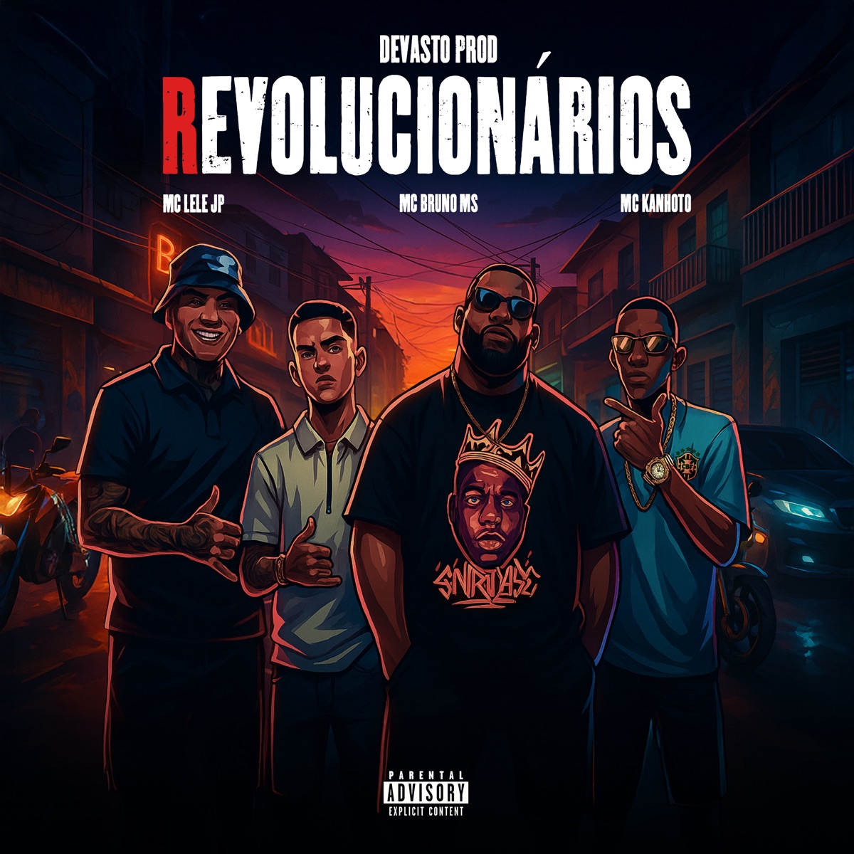 Revolucionários - Single by Devasto prod, MC Kanhoto, Mc Lele JP & MC Bruno MS album cover