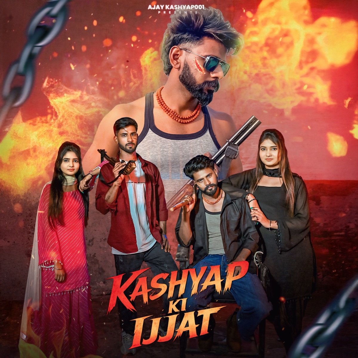 Kashyap Ki Ijjat - Single by Ajay Kashyap001, Rahul Puthi & Ashu Twinkle album cover