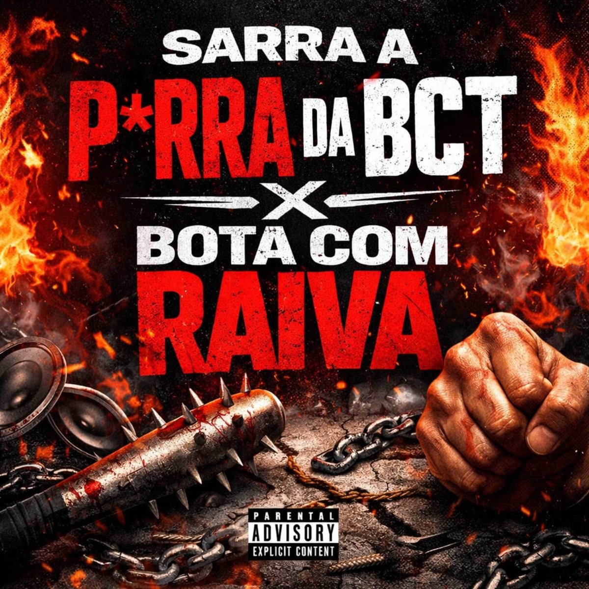 SARRA A PORRA DA BCT x BOTA COM RAIVA - Single by DJ GS SHEIK, MC Mr Bim, MC Morena & Mc RF album cover