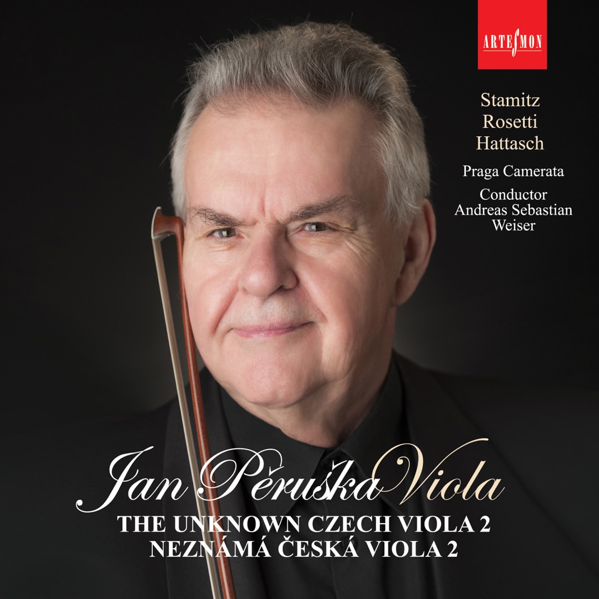 The Unknown Czech Viola 2 by Jan Peruska, Andreas Sebastian Weiser & Praga Camerata album cover