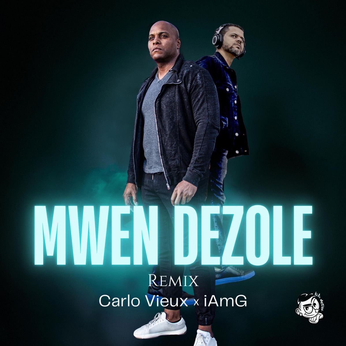 Mwen Dezole (feat. iAmG) [Remix] - Single by Carlo Vieux album cover
