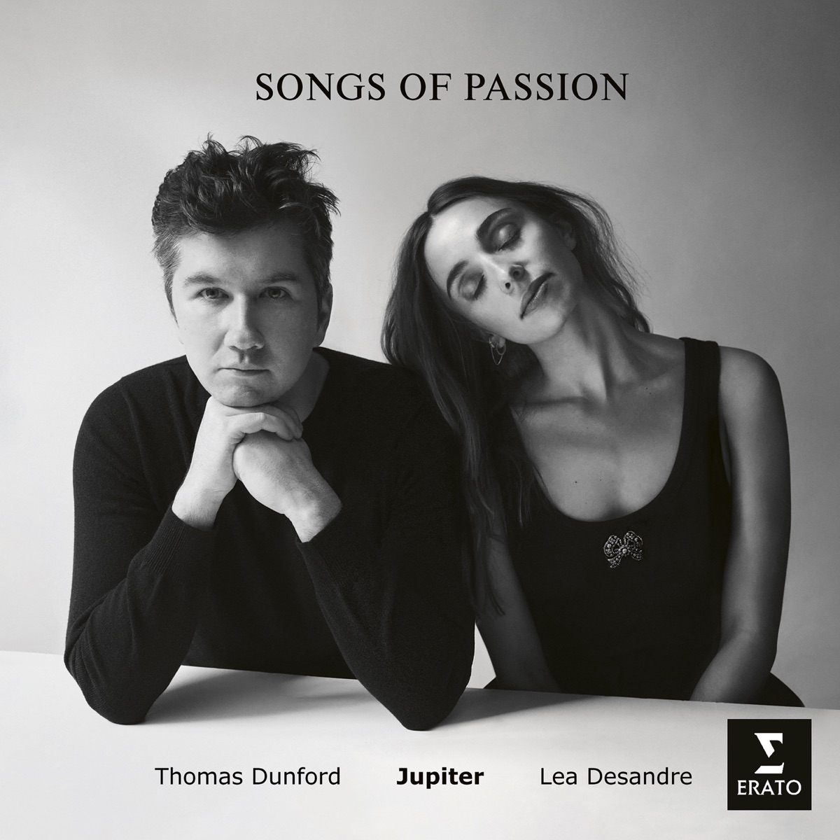 Songs of Passion by Thomas Dunford, Jupiter Ensemble & Lea Desandre album cover