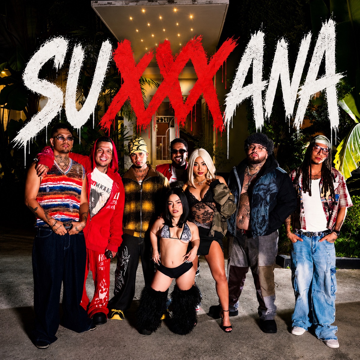 SUXXXANA (feat. Natan & Shander, Crissin & DRAT) - Single by Totoy El Frio, Karola, El Baby R & Ov Grey album cover