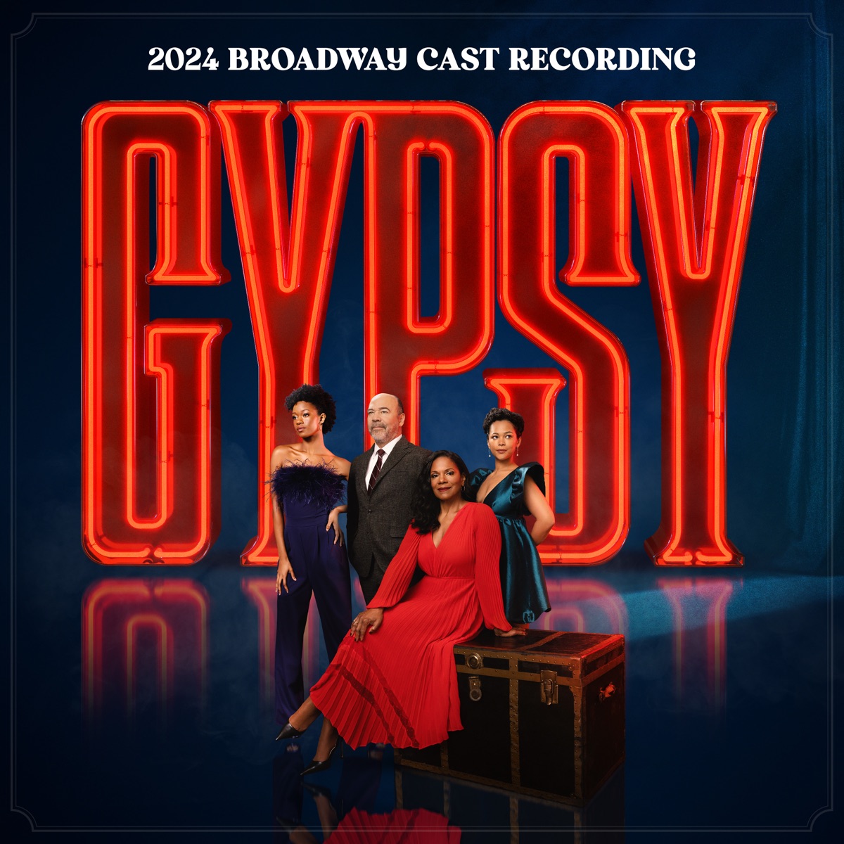 Gypsy Starring Audra McDonald (2024 Broadway Cast Recording) by Jule Styne, Stephen Sondheim, Audra McDonald, Danny Burstein, Joy Woods & Gypsy 2024 Broadway Company album cover
