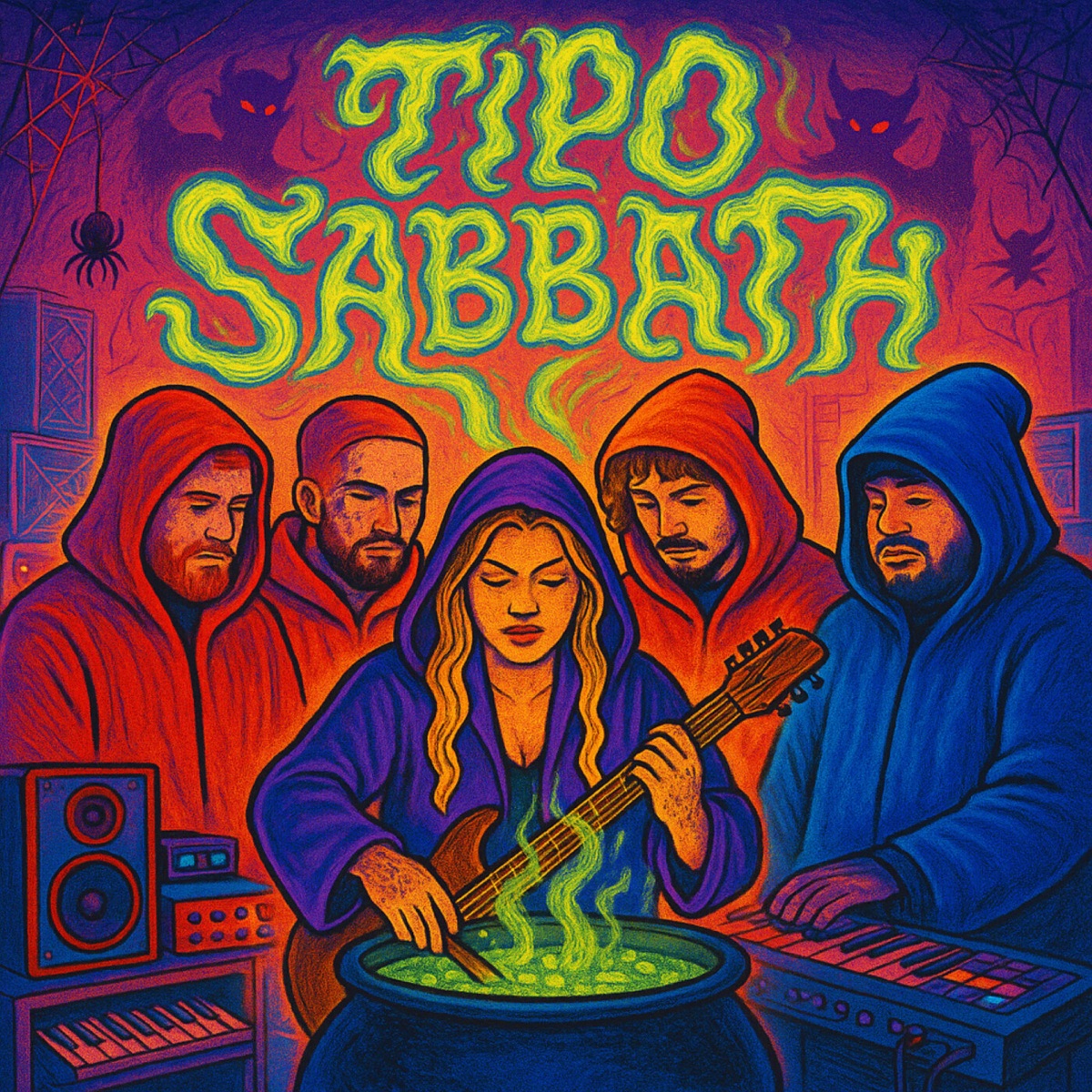 TIPO SABBATH - Single by Jenario Mc, Mutant, Guitar Hero & Montenobeat album cover