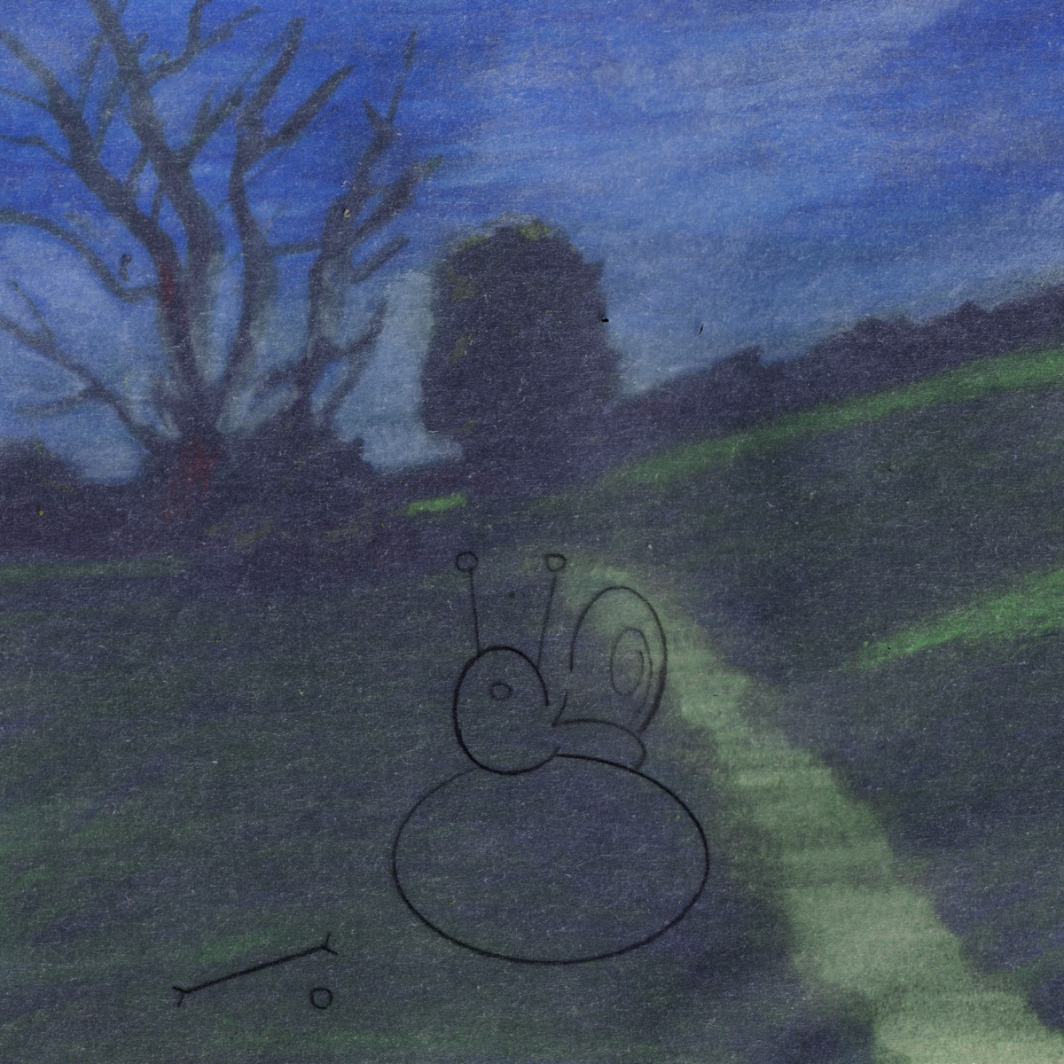 sleeping on a grass pillow - Single by Foam & Lenny Loops album cover