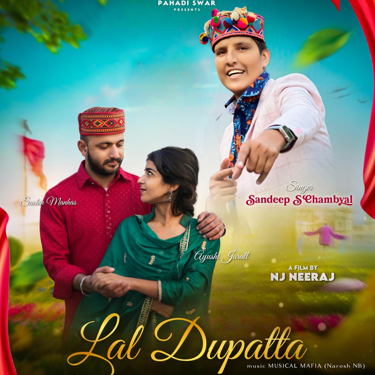 Lal Dupatta - Single by Sandeep S Chambyal album cover