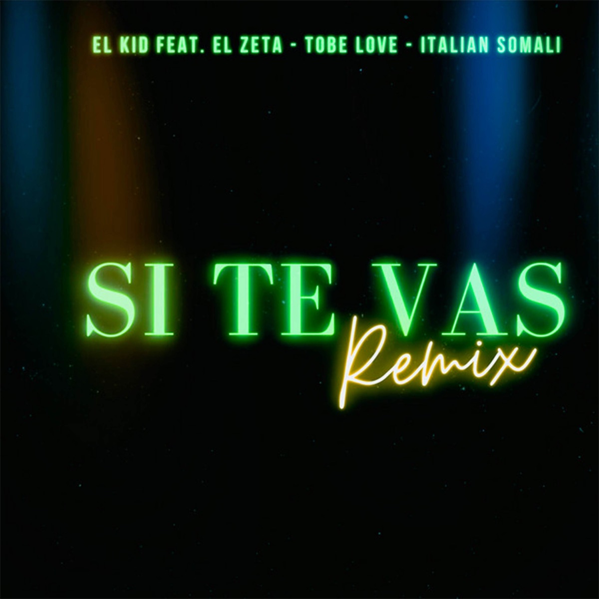 Si Te Vas (Remix) [feat. Tobe Love] - Single by El Zeta, El Kid & Italian Somali album cover