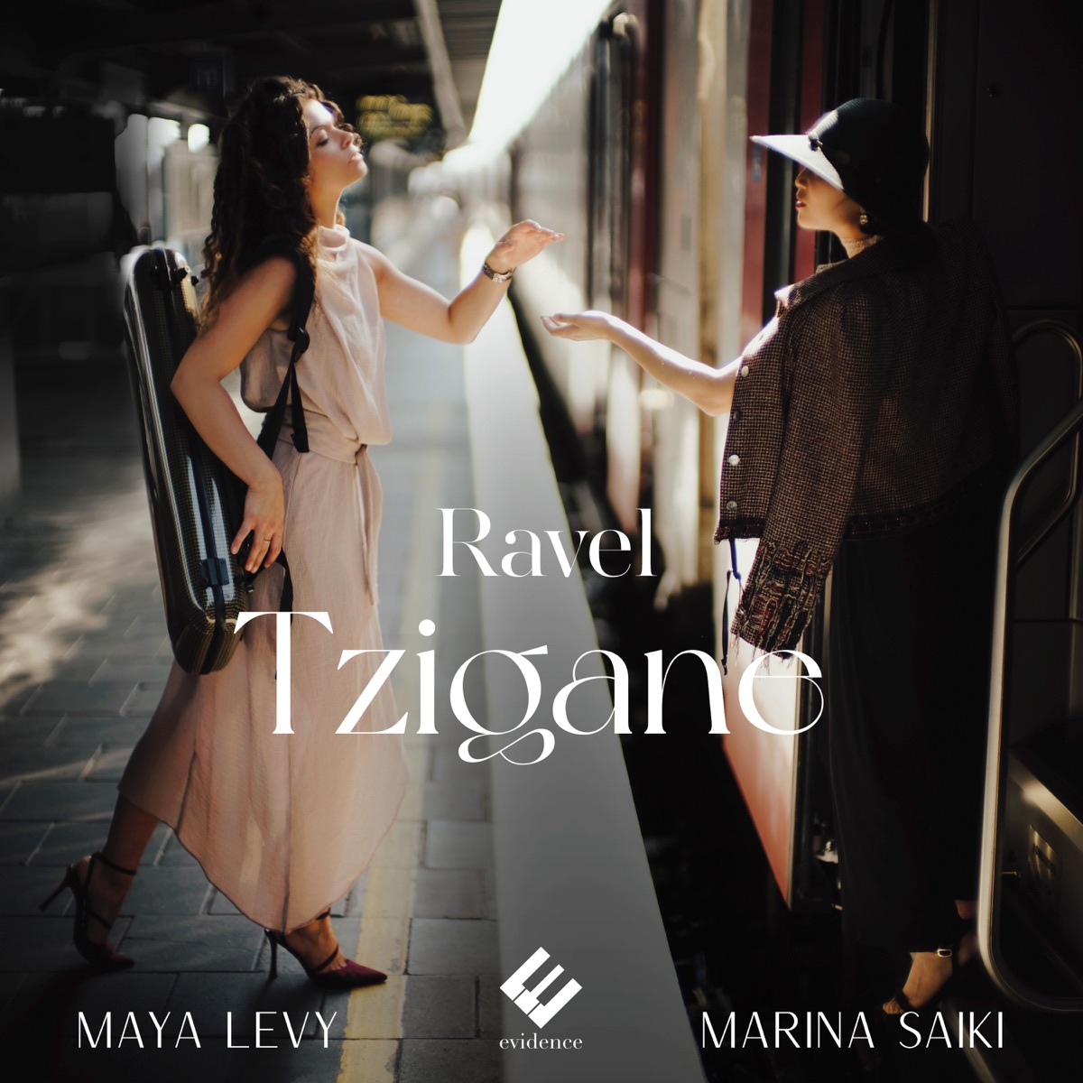 Ravel: Tzigane (Version for Violin and Luthéal) - EP by Maya Levy & Marina Saiki album cover
