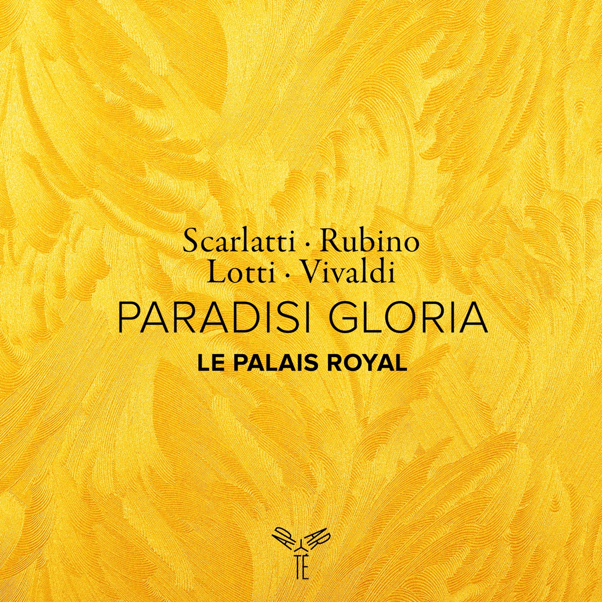 Paradisi Gloria (Scarlatti, Rubino, Lotti, Vivaldi) by Le Palais Royal & Jean-Philippe Sarcos album cover
